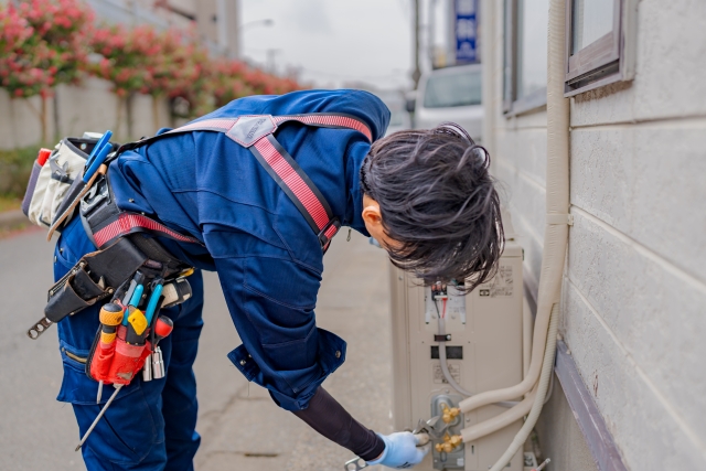 プロによる清掃実施